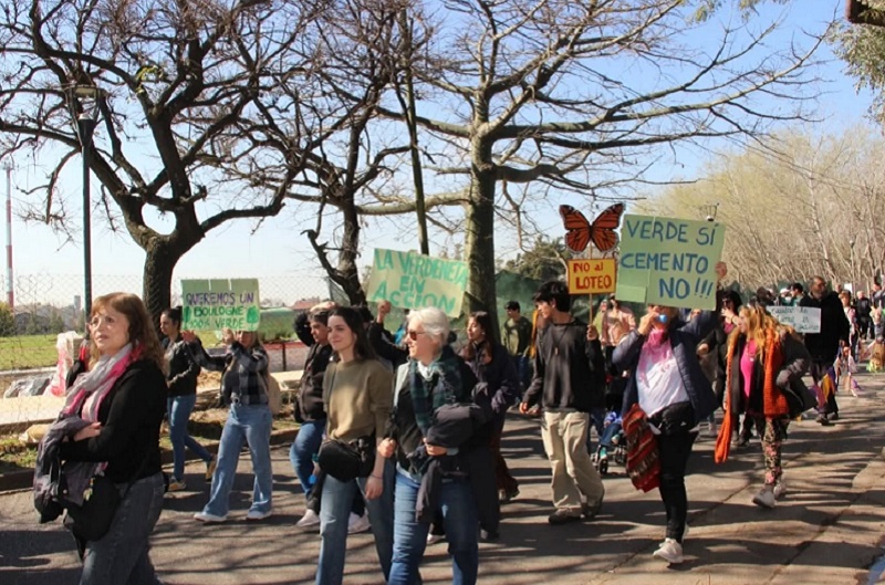 Segunda Marcha por el Parque Público en Boulogne