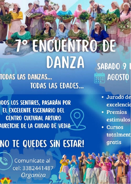 Fiestas y Eventos turísticos gratuitos del 07 al 14 de agosto en la Provincia