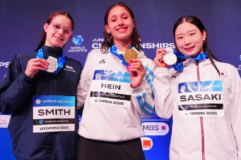 Agostina Hein, la joven nadadora de Campana que rompió un récord de 20 años