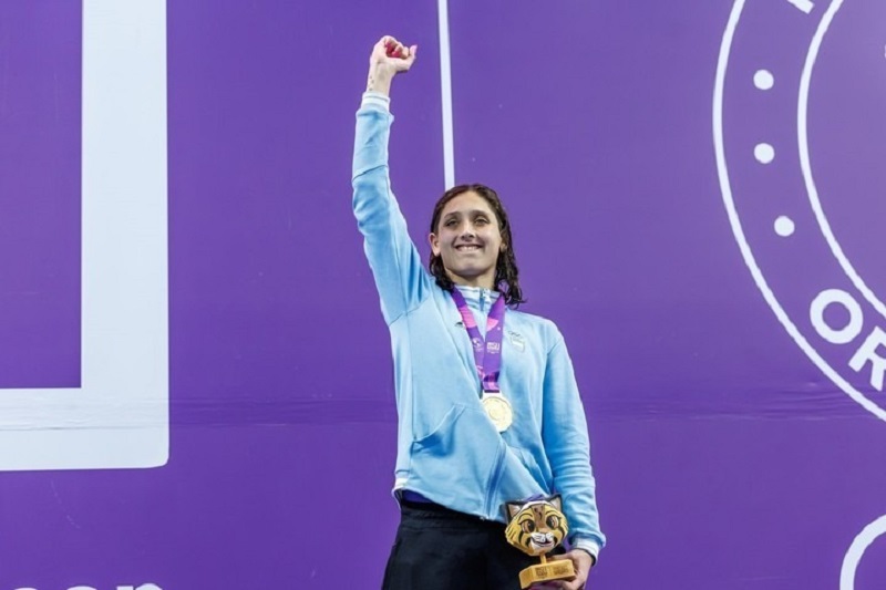Agostina Hein, la joven nadadora de Campana que rompió un récord de 20 años