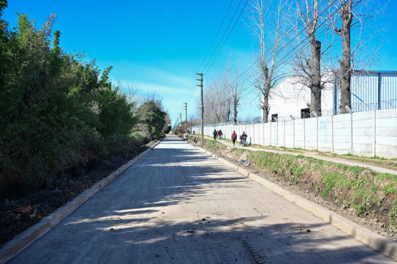 Belén de Escobar: Obras de pavimentación e hidráulica en los barrios El Matadero y El Candil