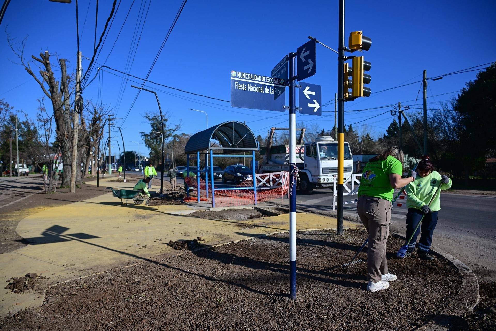 Belén de Escobar: Obras de pavimentación e hidráulica en los barrios El Matadero y El Candil