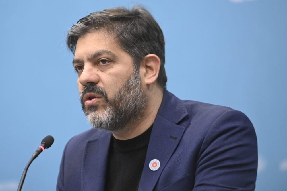 Conferencia de prensa de Bianco junto a los ministros  Larroque y Alonso