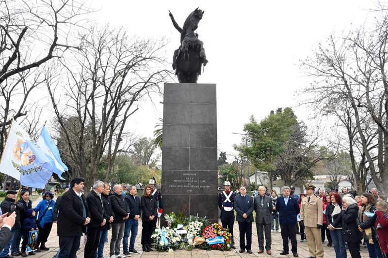El Municipio de Tigre conmemoró el 175° aniversario del fallecimiento del General José de San Martín