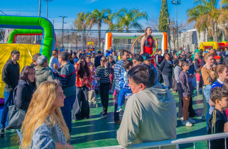 Eva Andreotti acompañó el inicio del "Mes de las Infancias"