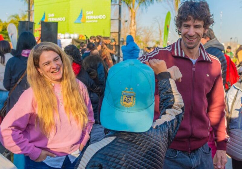 Juan y Eva Andreotti compartieron una nueva tarde de juegos por el Mes de las Infancias