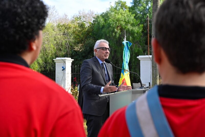 Julio Zamora conmemoró el Día de Tigre en el Museo de la Reconquista