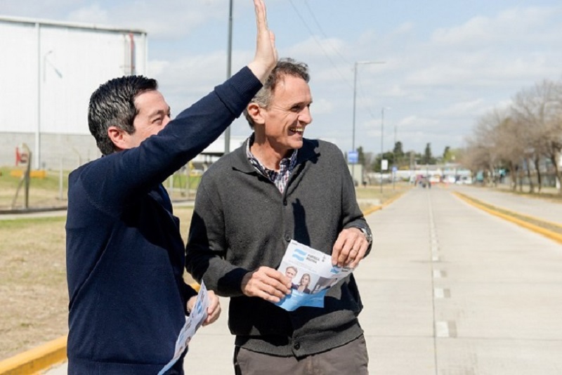 Nardini y Katopodis inauguraron obras de la Av. Constituyentes y Soldi en Tortuguitas