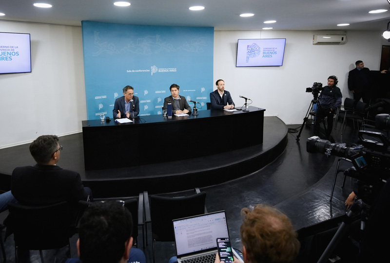 Kicillof enviará proyecto a la Legislatura que declara emergencia de obra pública nacional