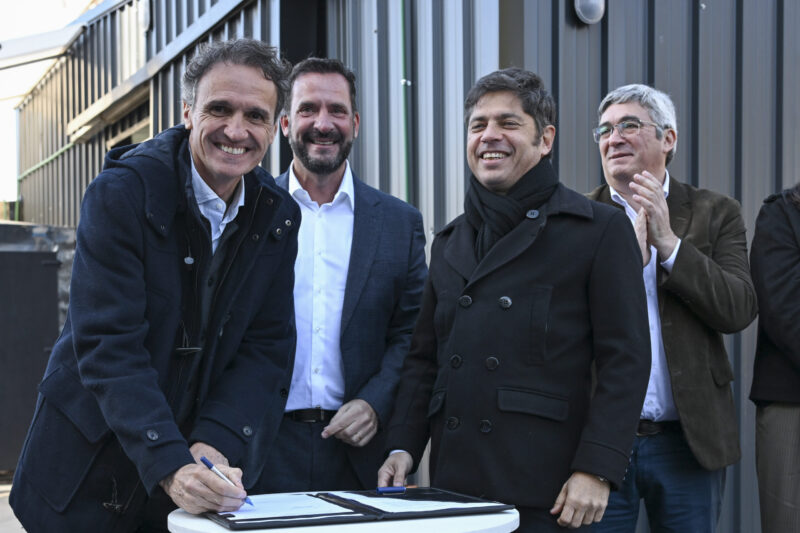 Kicillof y Katopodis inauguraron un nuevo Mercado Bonaerense Fijo