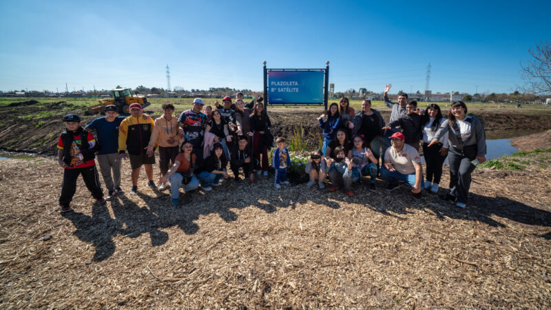 Mariel Fernández recorrió nuevas obras en el barrio Satélite
