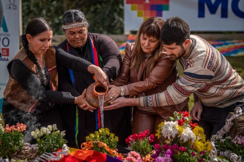 Moreno celebra el mes de la Pachamama