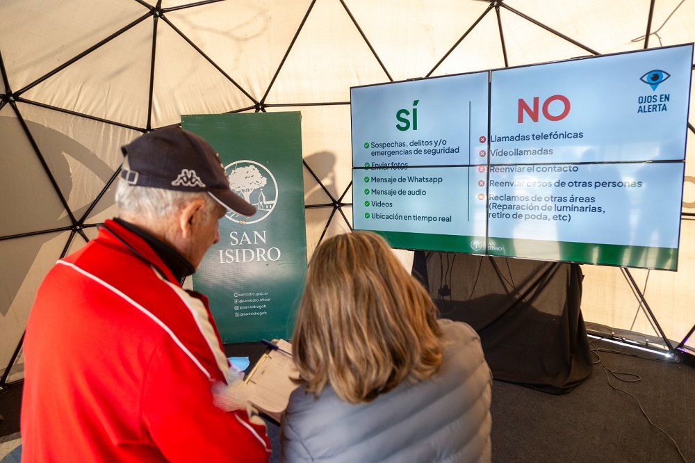 San Isidro amplía su red de Ojos en Alerta con capacitaciones en la vía pública