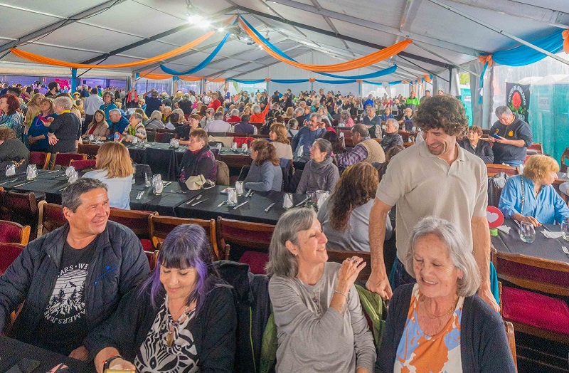 Juan Andreotti compartió el gran festejo del Día del Jubilado de San Fernando
