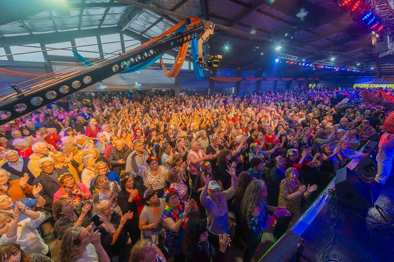 Juan Andreotti compartió el gran festejo del Día del Jubilado de San Fernando