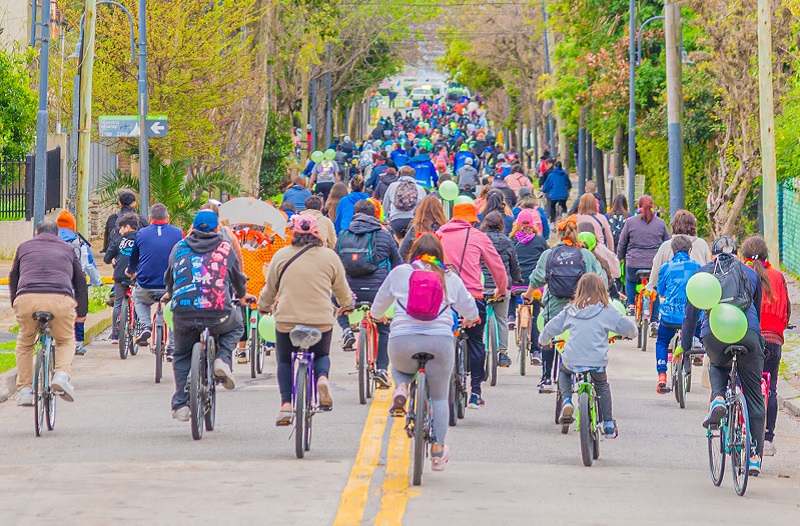 Una multitud de familias disfrutaron la Bicicleteada 2025 de San Fernando