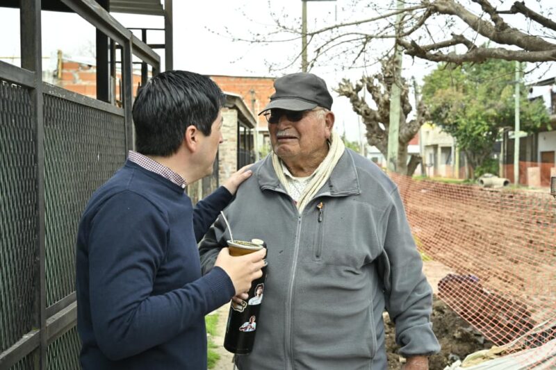 A menos de un día de un triunfo histórico, Nardini retomó su agenda recorriendo obras en Tierras Altas