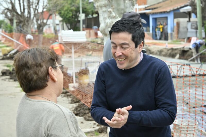 A menos de un día de un triunfo histórico, Nardini retomó su agenda recorriendo obras en Tierras Altas