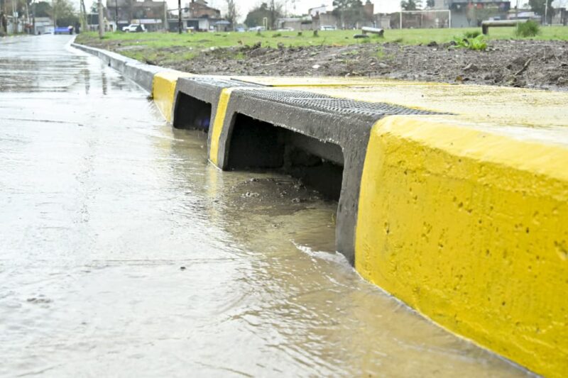 Avanzan las pavimentaciones en el barrio Rodríguez de Grand Bourg