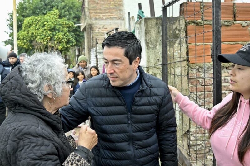 Avanzan las pavimentaciones en el barrio Rodríguez de Grand Bourg