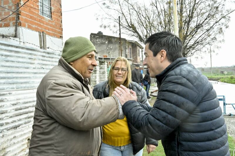Avanzan las pavimentaciones en el barrio Rodríguez de Grand Bourg