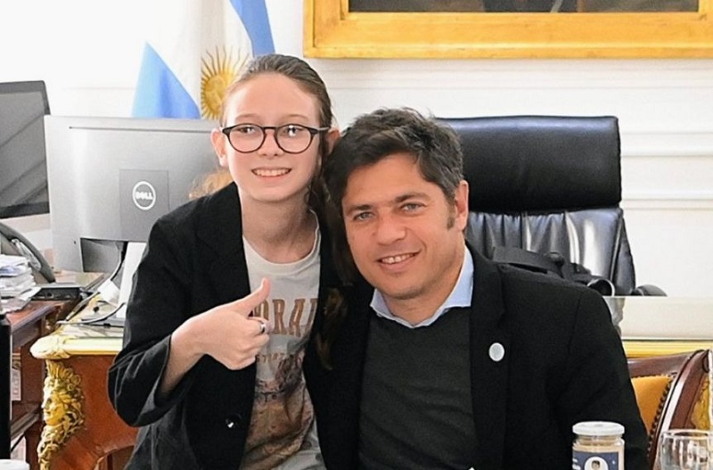 El Gobernador Kicillof recibió a Ian Moche y su familia