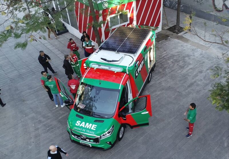 Nueva base operativa del SAME en Once y centro de comando móvil con tecnología inteligente