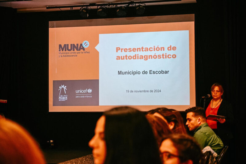 Escobar presentó ante UNICEF su Plan de Acción destinado a los niños, niñas y adolescentes