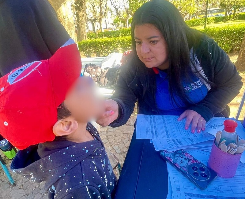 José C. Paz realizo un operativo sociosanitario en la plaza Manuel Belgrano