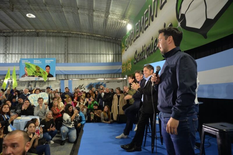 Kicillof encabezo un acto en Tigre junto a Massa y la militancia de cara al domingo
