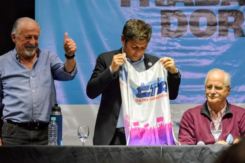 Axel Kicillof con sindicatos “Hay aroma a unidad de los trabajadores y a construcción de futuro”