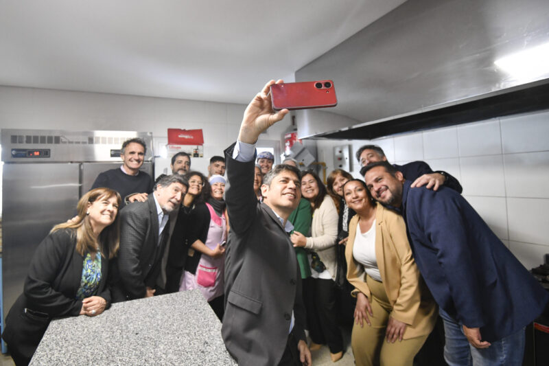 Kicillof inauguró la Escuela Secundaria N°58 en San Martín