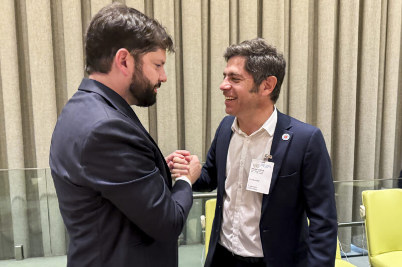 Kicillof participó de la jornada “Democracia siempre" en Nueva York
