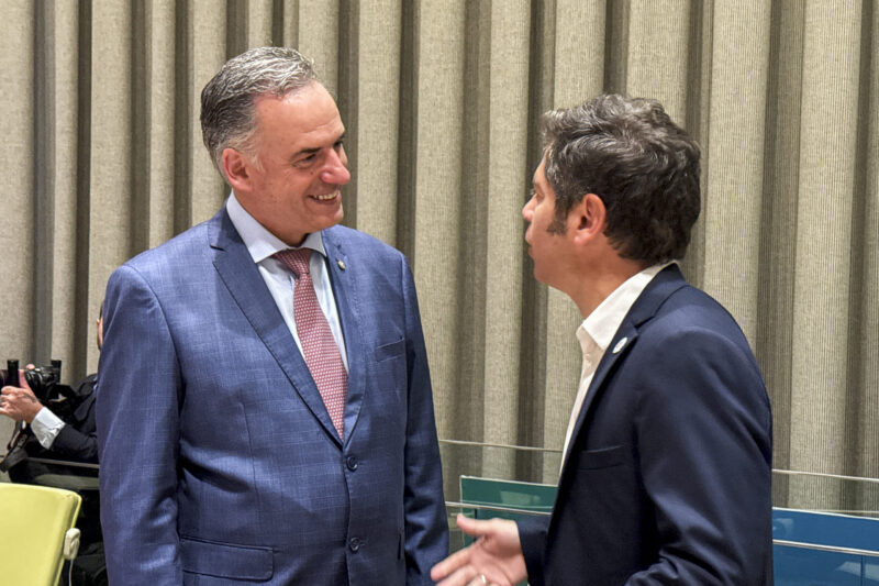 Kicillof participó de la jornada “Democracia siempre" en Nueva York