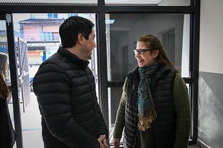 Leo Nardini finalizo su campaña recorriendo las localidades y hablando con los vecinos
