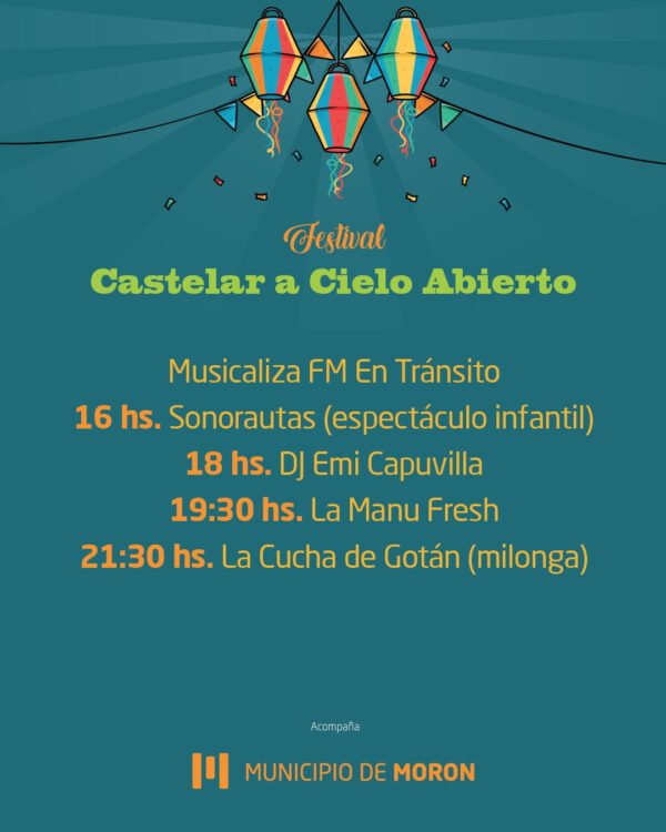 Llega Castelar a Cielo Abierto para celebrar la primavera