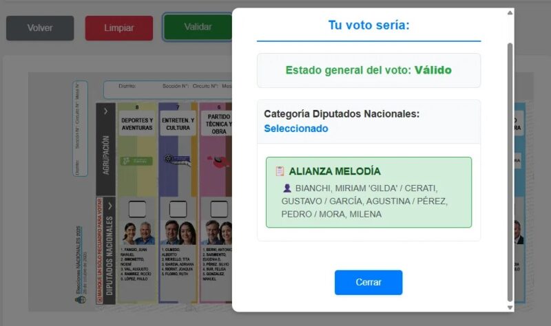 Cómo votar con la Boleta Única de Papel el 26 de octubre