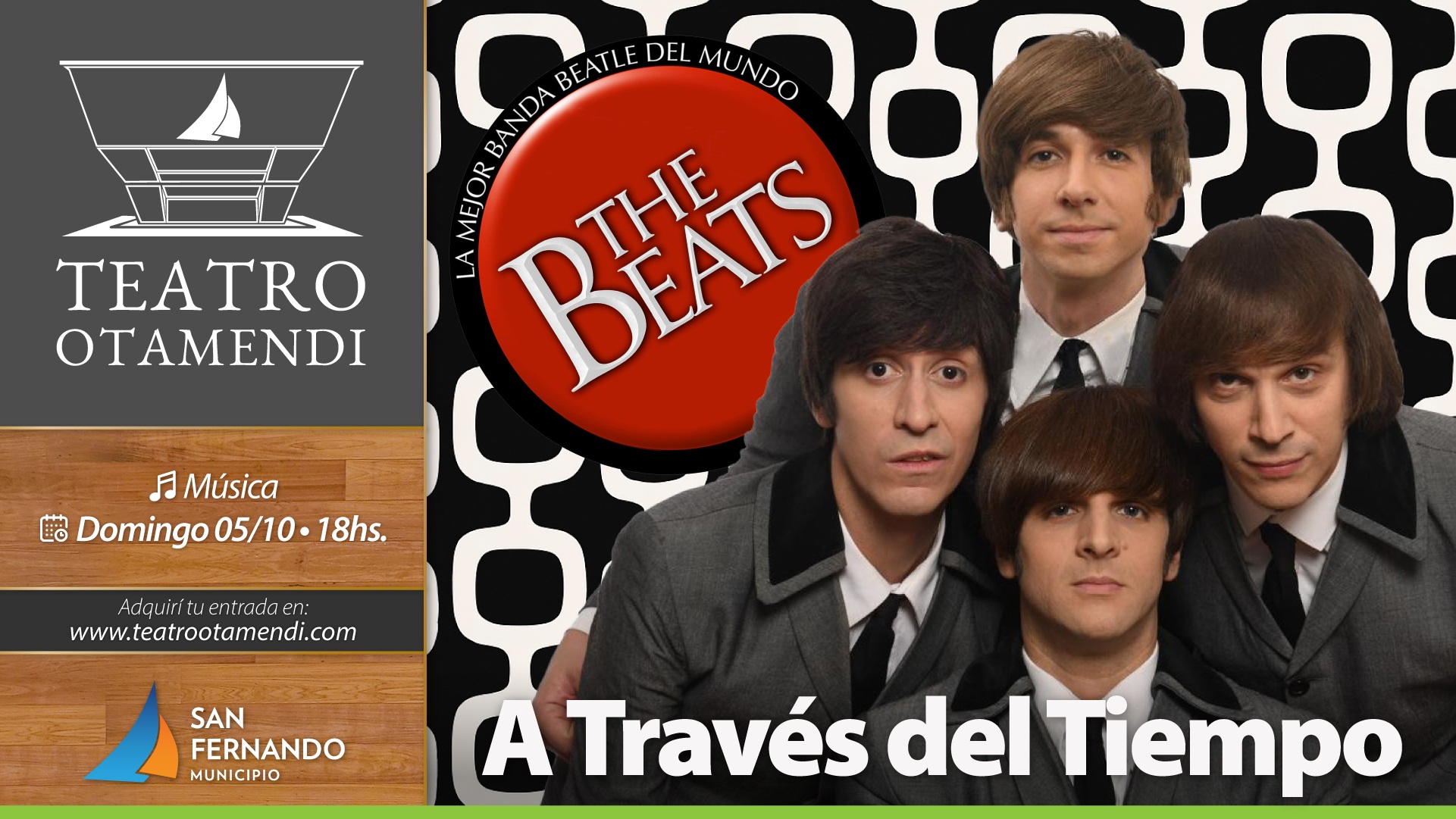 Martín “Campi” Campilongo, Lorena Vega y “The Beats” estarán este fin de semana en San Fernando