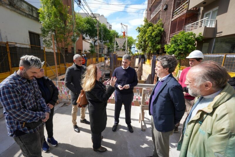 Avanza la obra de los aliviadores del arroyo Medrano, que beneficiarán a más de 50 mil vecinos de Saavedra, Núñez y Belgrano