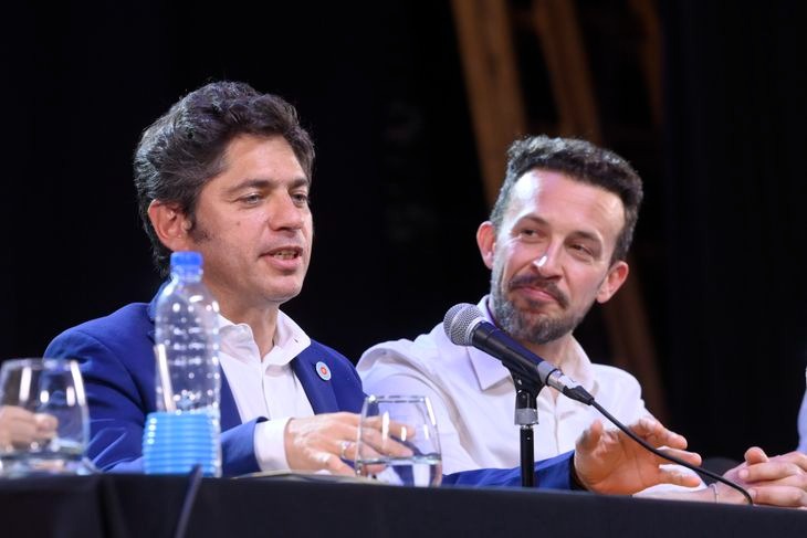 Axel Kicillof participó de la presentación de un libro