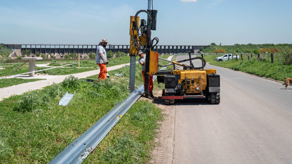 Comenzó el reacondicionamiento de la Presa Ingeniero Roggero