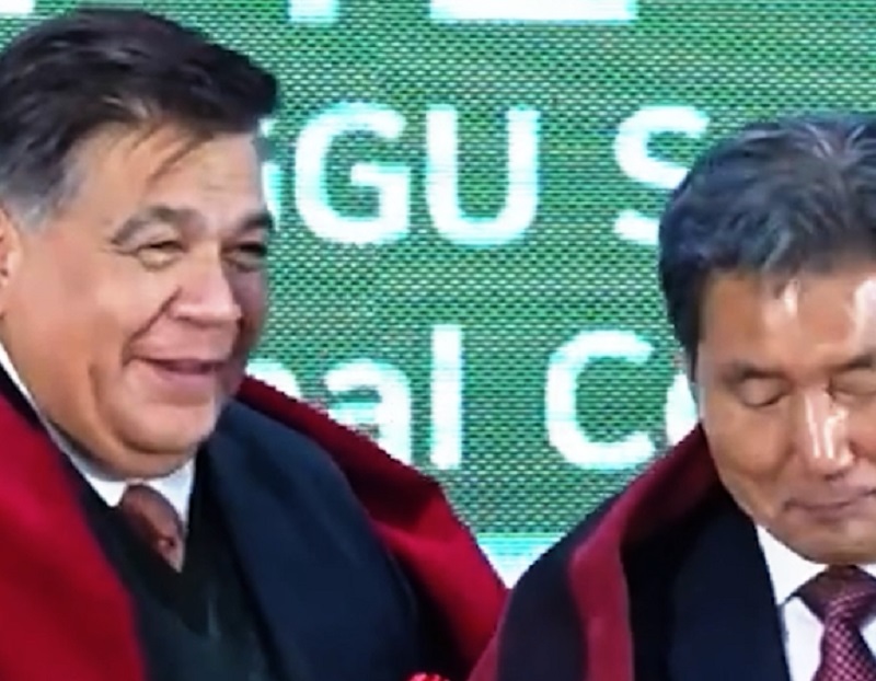 El intendente Mario Ishii fue distinguido en Corea por su compromiso con la educación