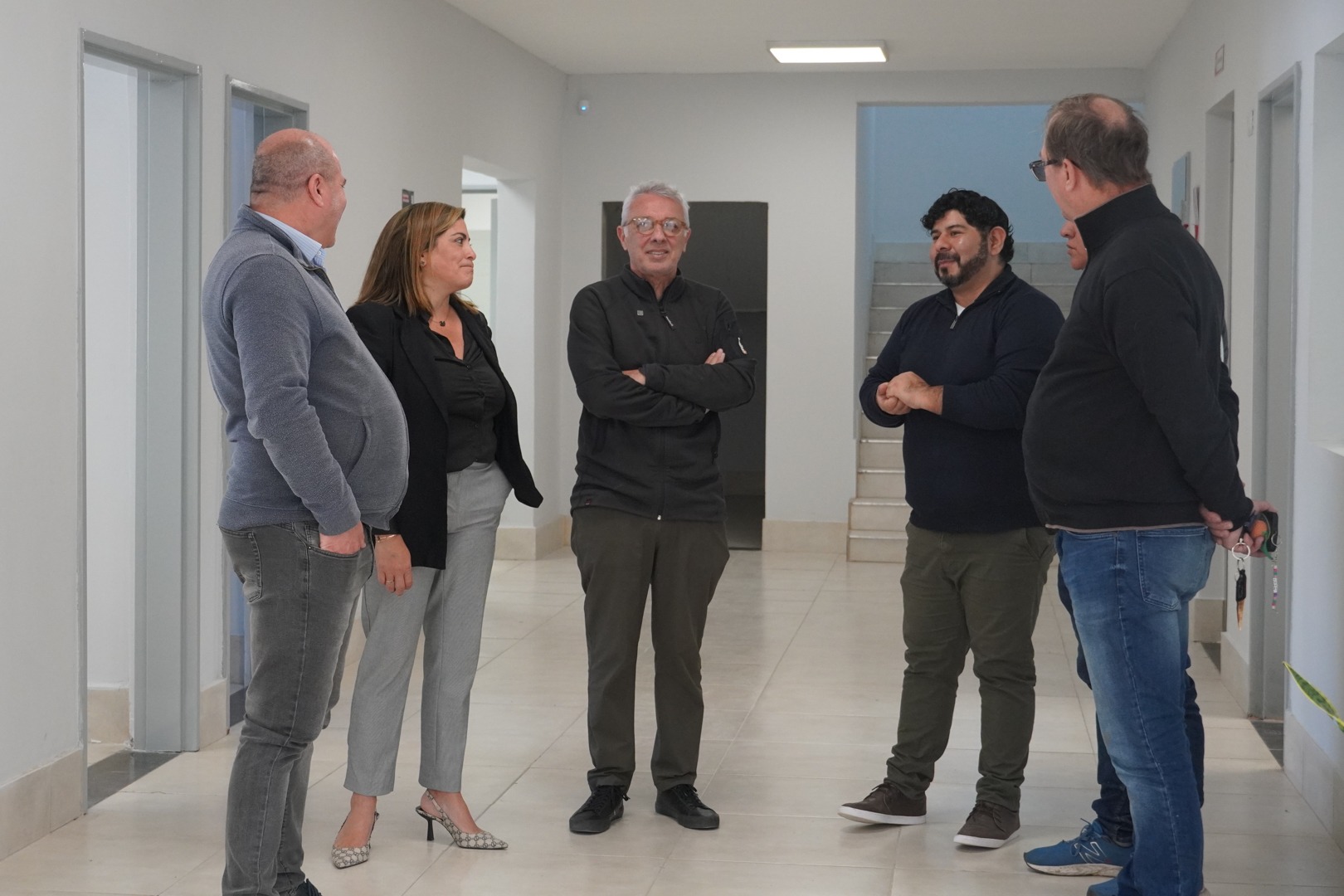 Julio Zamora inspeccionó el funcionamiento de la nueva Escuela Secundaria N°47 de Benavídez