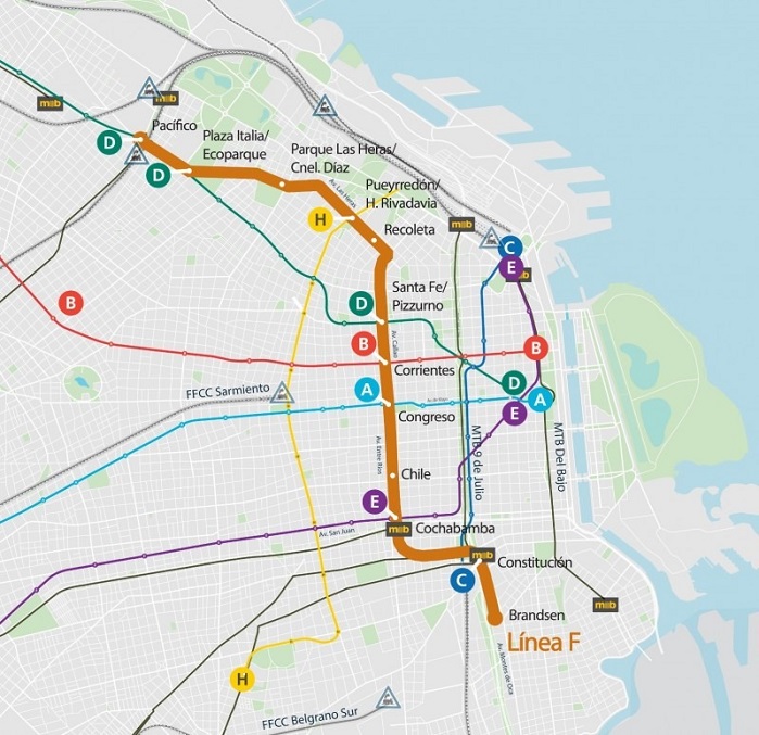 La Ciudad avanza con la licitación de la línea F del subte que empezaría el año próximo