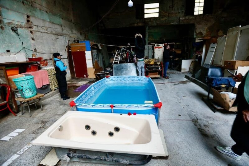 La Ciudad desocupó en Palermo un antiguo mercado usurpado hace 14 años