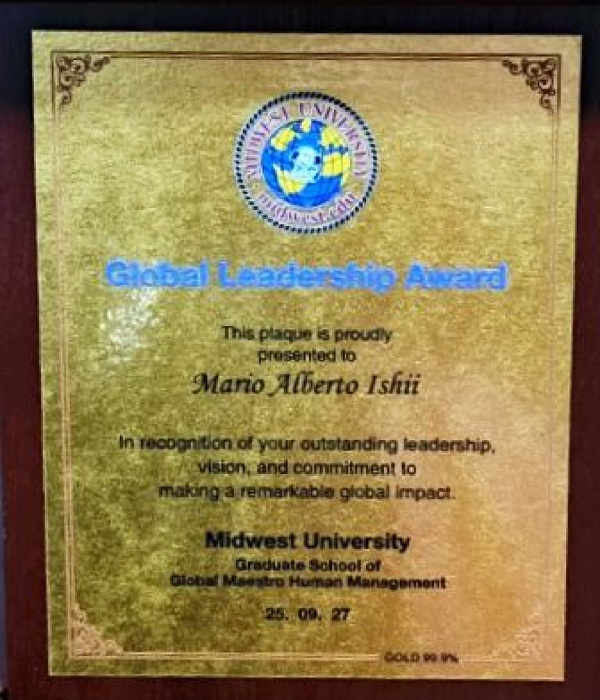 Mario Ishii fue distinguido el la Rep. de Corea por su compromiso con la educación