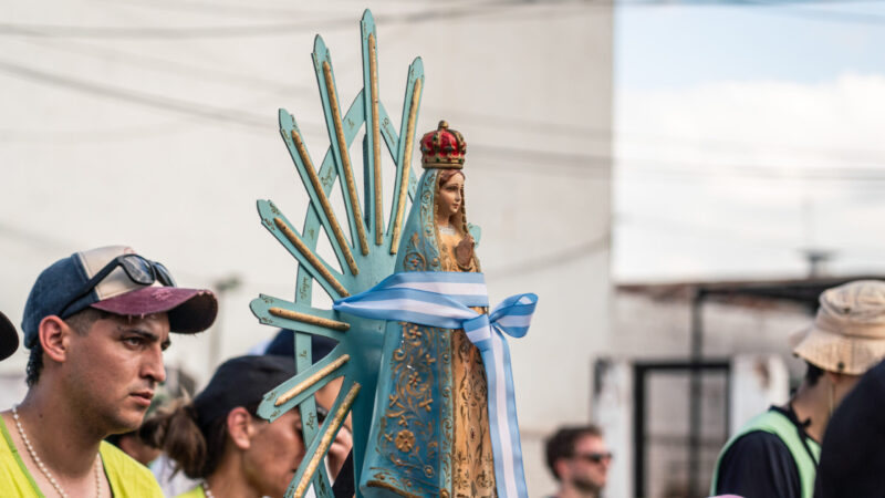 Moreno acompañó y asistió a las y los fieles en la 51° Peregrinación a Luján