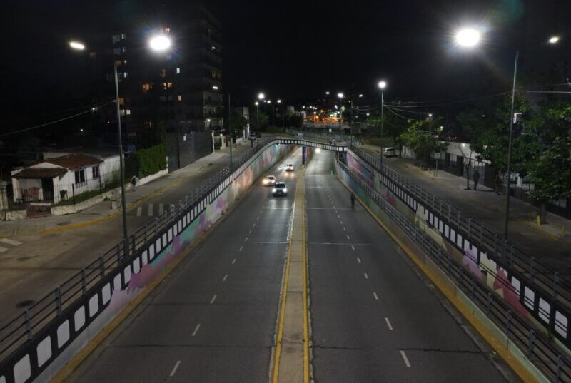 San Isidro renueva la iluminación de los túneles vehiculares para mejorar la visibilidad
