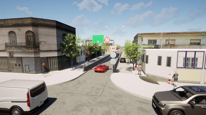 Valenzuela anunció la construcción de un túnel en Caseros financiado en su totalidad con fondos municipales