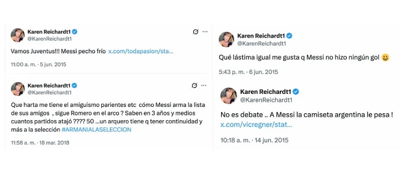 Para Karen Reichardt quienes no la votan son "enfermos mentales"